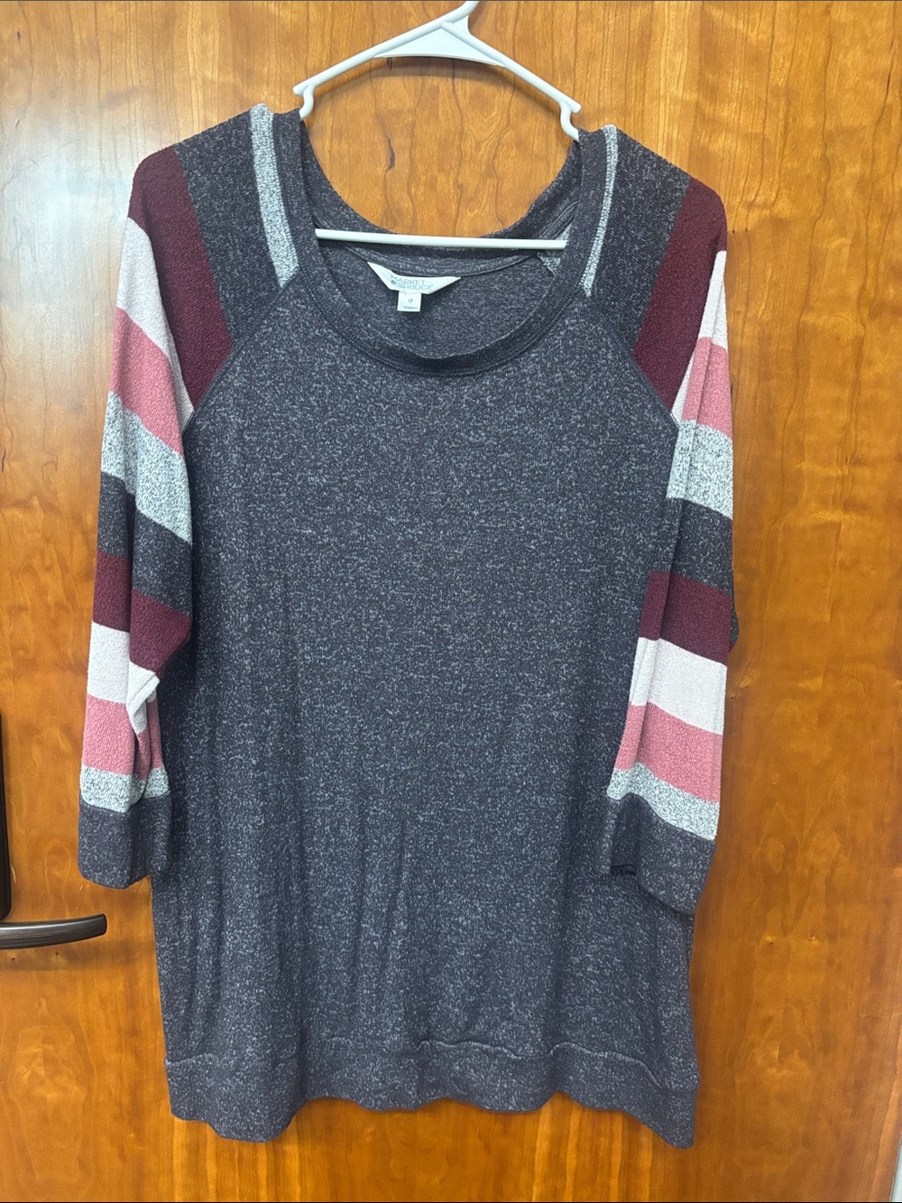 Market & Spruce Paulsen Brushed Knit Top - Picture 3 of 4